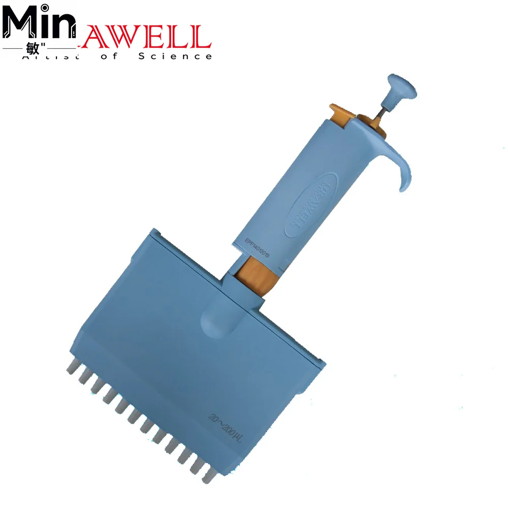 2ul 5ul 10ul 20ul 30ul 50ul 300ul 8 Channel Micro Plastic Transfer Multichannel Pipette for Laboratory Liquid Sample Handling