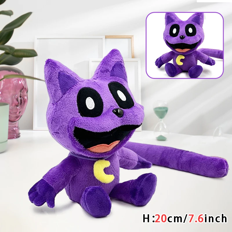 Kawaii Smilinged Critters Plush Toys Hopscotch Cat Nap Soft Stuffed Doll Toys Anime Action Figures Plush Toys Gift for Kids Gift