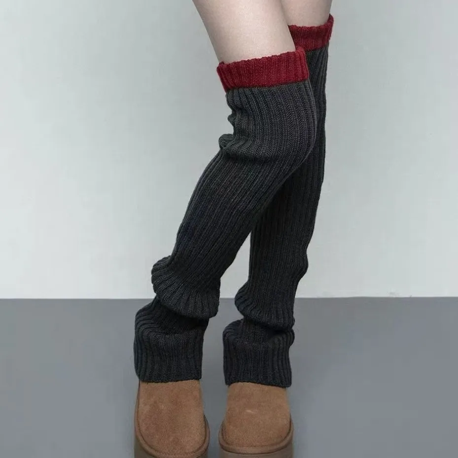 Зимние модные теплые женские носки