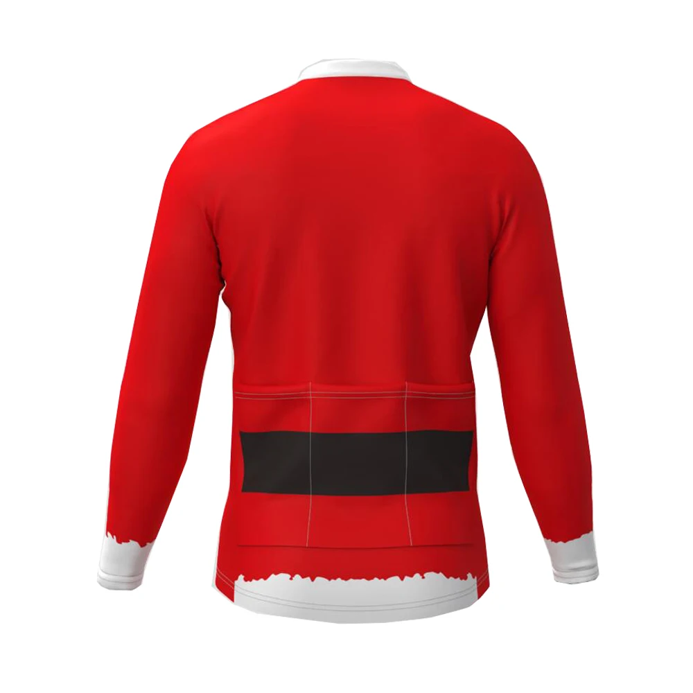 New Christmas Long Sleeve Cycling Jersey Men Cycling Clothing No Fleece MTB Outdoor Sports Coat 12 Style