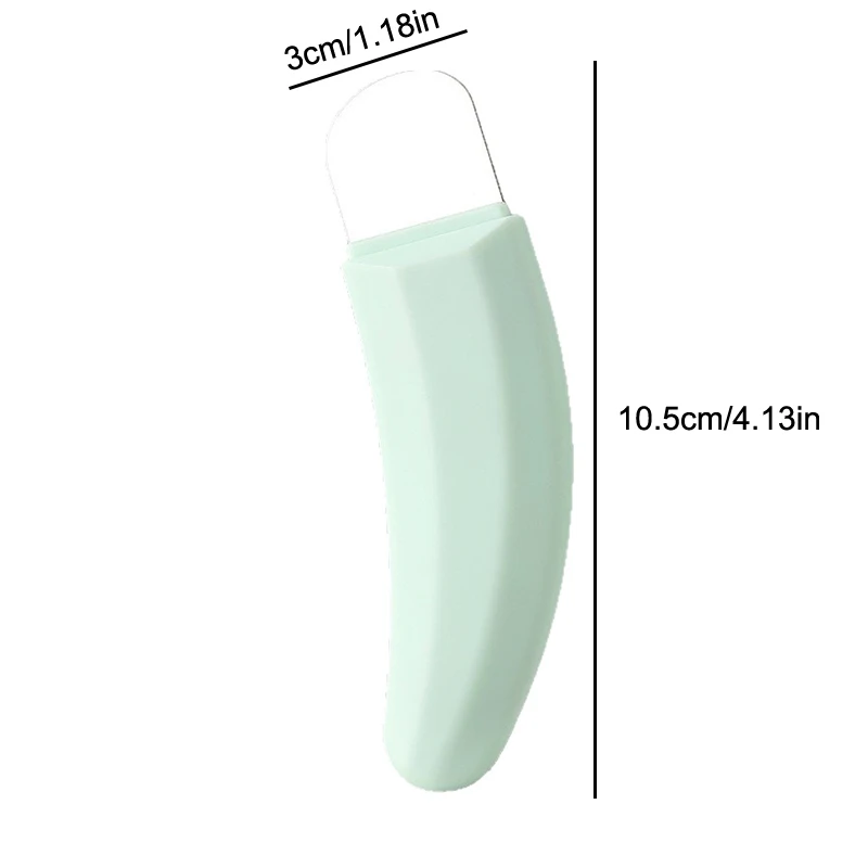 Gezichtshuid Scrubber Mee-eter Remover Met Cover Gezicht Spatel Peeling Diepe Reiniging Huidverzorging Tool