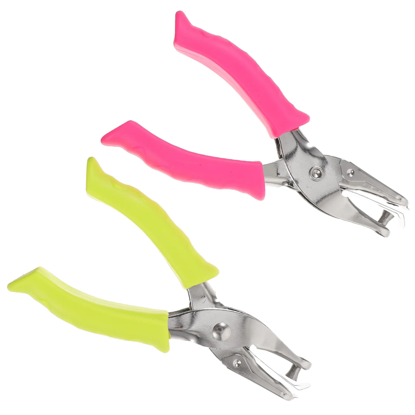 2 قطعة ثقب معدني محمول خرامة ورق واحدة للبالغين أداة قرطاسية مكتبية وظيفة #6