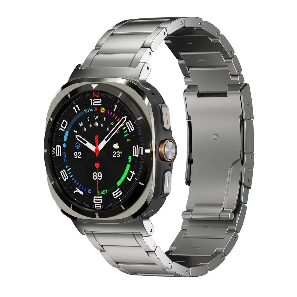 

No Gaps Titanium Band for Samsung Galaxy Ultra Watch 47mm Men Luxury Strap for SAMSUNG GALAXY ULTRA 47 Watchband Metal Bracelet