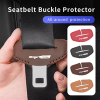 Car Seatbelt Buckle Protector Cover Anti Scratch Fastener Clip For KIA Rio K5 K2 Sportage Ceed Sorento Picanto Stinger Soul