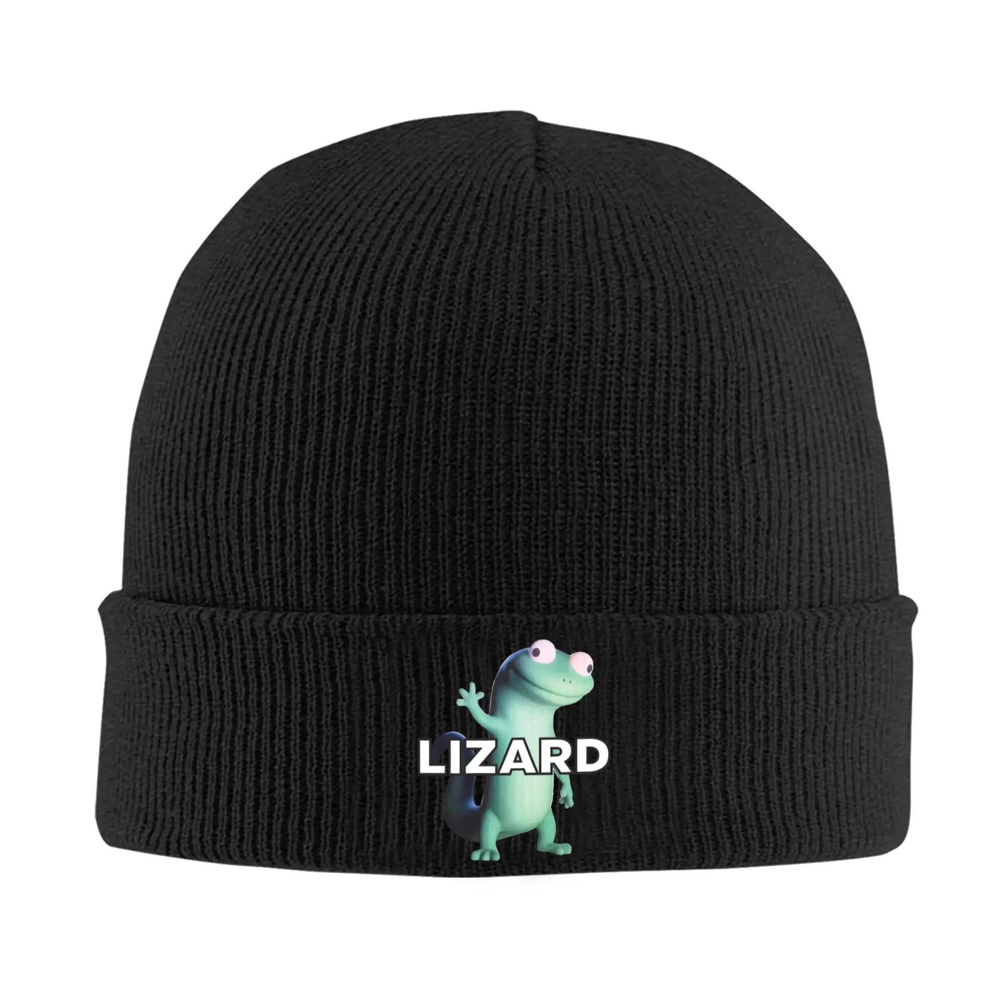Tom Lizard Meme Hats Autumn Winter Beanie Ski Cap Unisex Acrylic Bonnet,