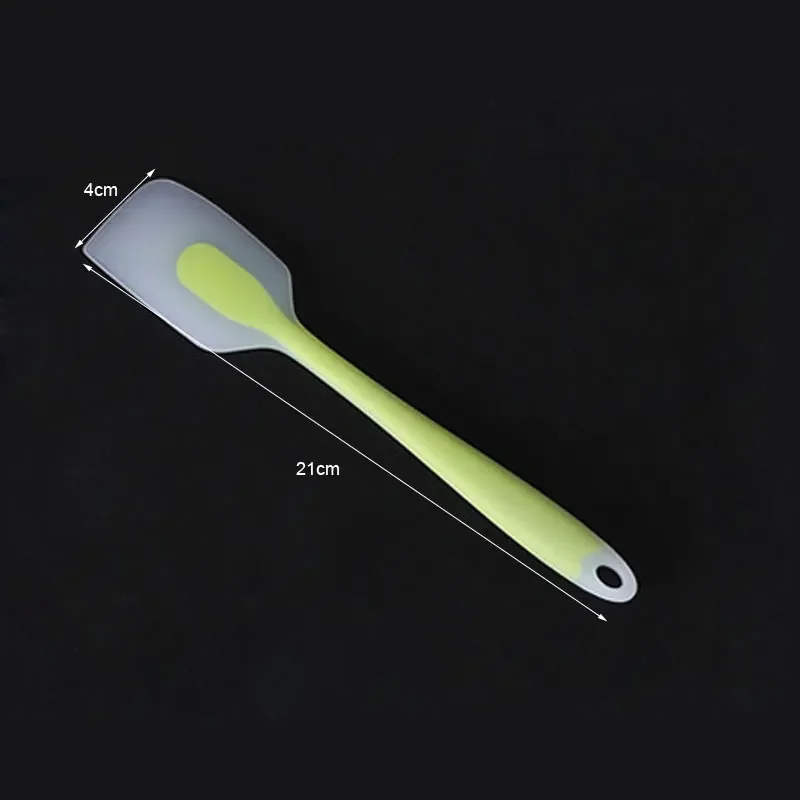 50pcs 21cm Translucent Silicone Spatula for Cake Spatula Baking Pastry Kitchen Spatula Cream Mixer Ice Cream Scoop Cream Scraper