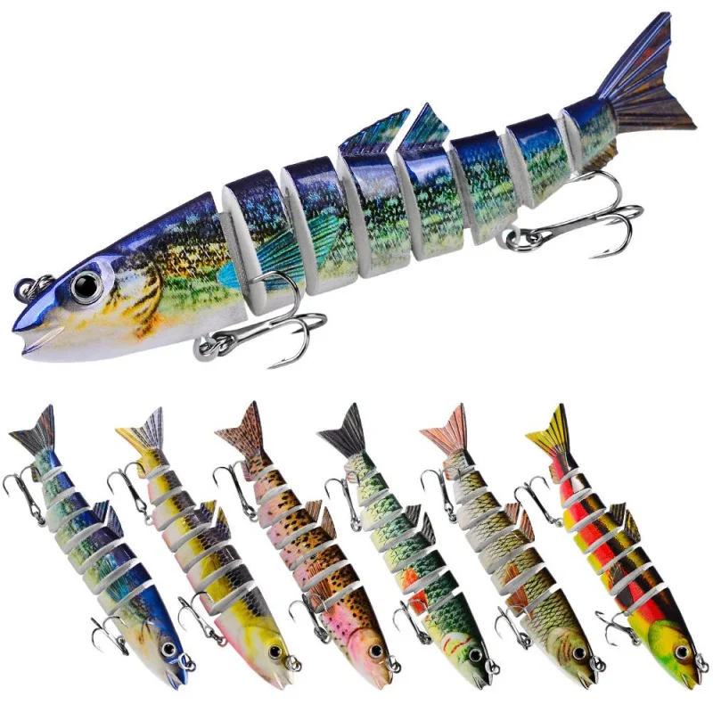 Plastic Multi Section Artificial Bait 12.5cm 21.5g Jig Hard Fishing Tools Sea Equipment Gear Wobblers for Pike Jigs Wobbler Carp