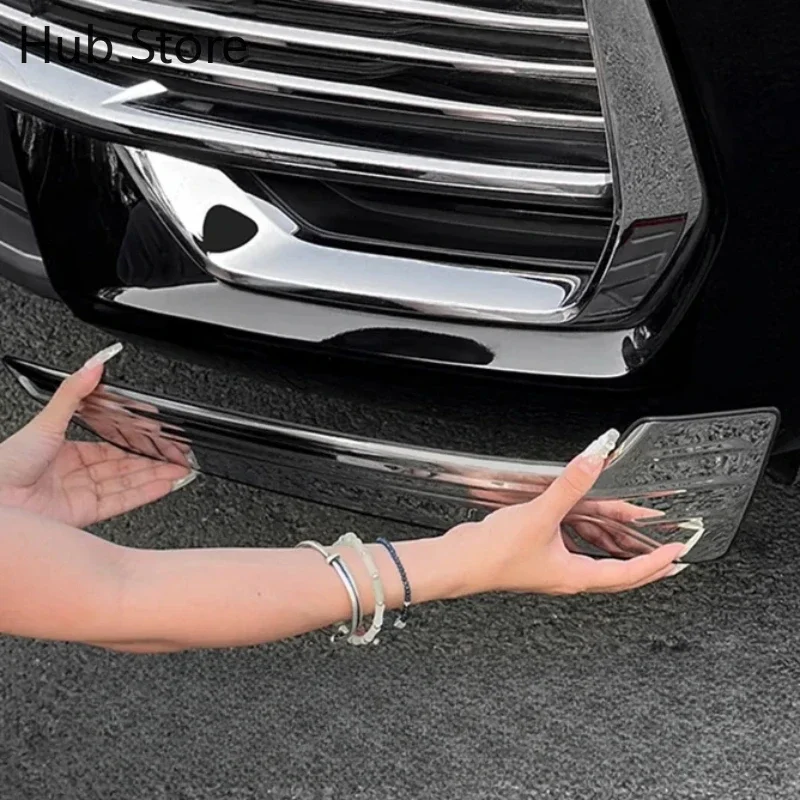 For GEELY Monjaro XingyueL Front Corner Guard Anti-collision Strip Stainless Steel Front Bumper Anti-scratch Protection Interior