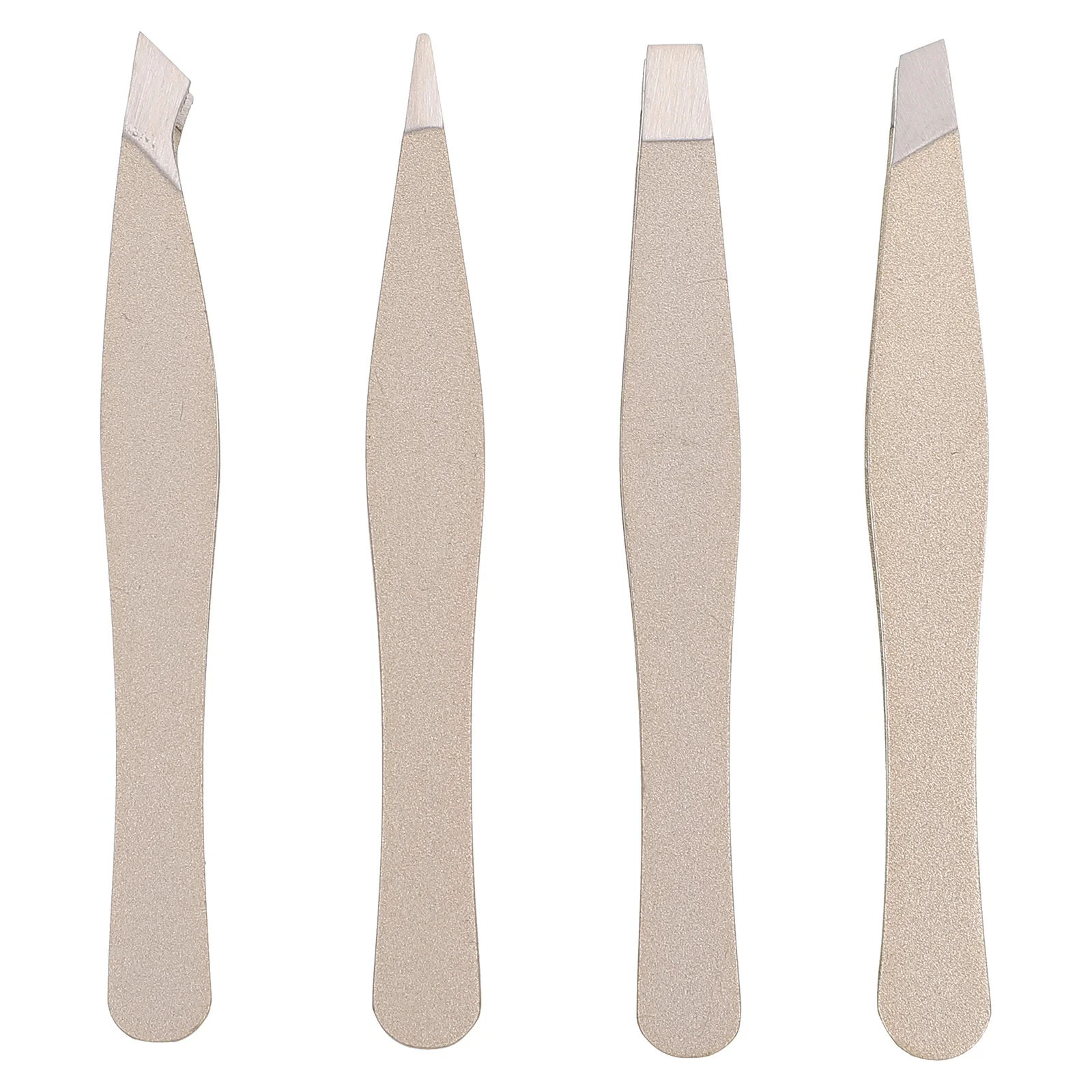 Juego de 4 Uds de rizador de cejas, recortador de cejas de acero inoxidable para pestañas postizas, maquillaje de doble cara, herramientas de cuidado de cejas, belleza