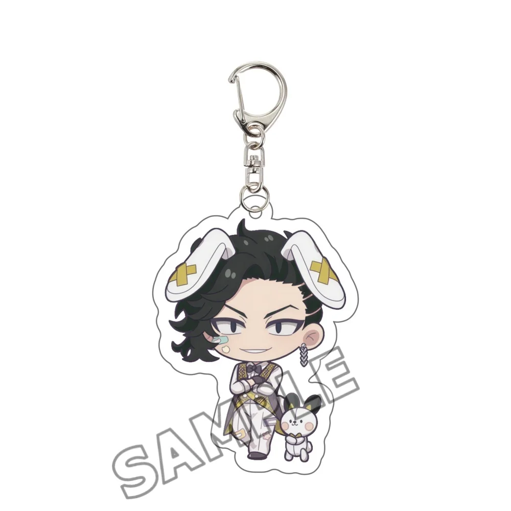 Anime Tokyo Avenger Figure Stand Model Bunny Series Acrylic Decoration Keychain 6CM Mikey Draken Table Top Decoration Birthday G