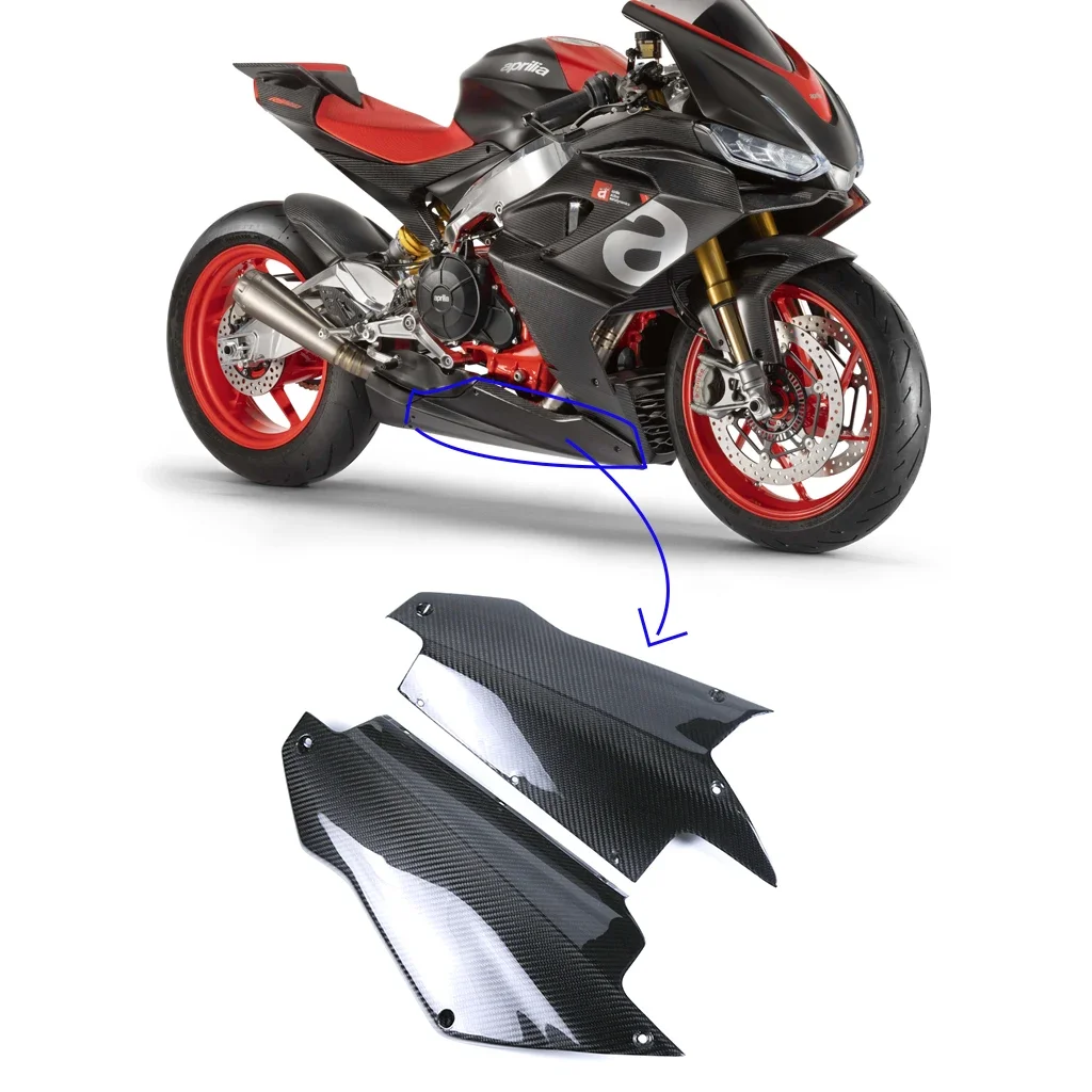 

For Aprilia RS660 2021 2022 Full Carbon Fiber Motorcycle Modified Accessories Fairings Body Kits Parts Belly Pan Fairings