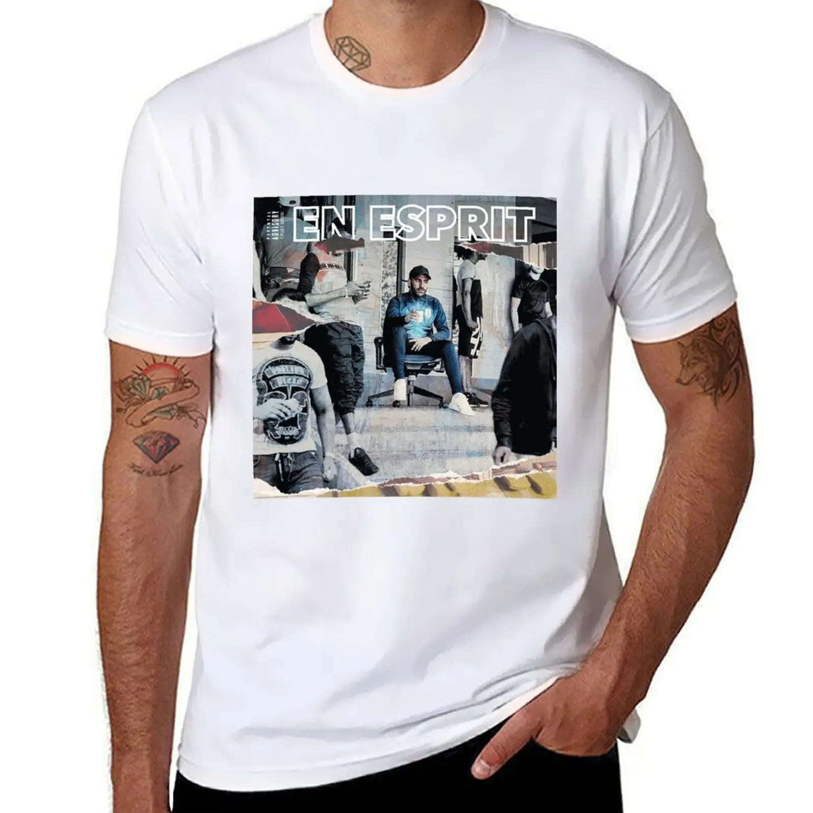 

heuss in spirit T-Shirt men t shirt cotton 100% t shirt man luxury man t shirts high quality luxury brand T-shirt