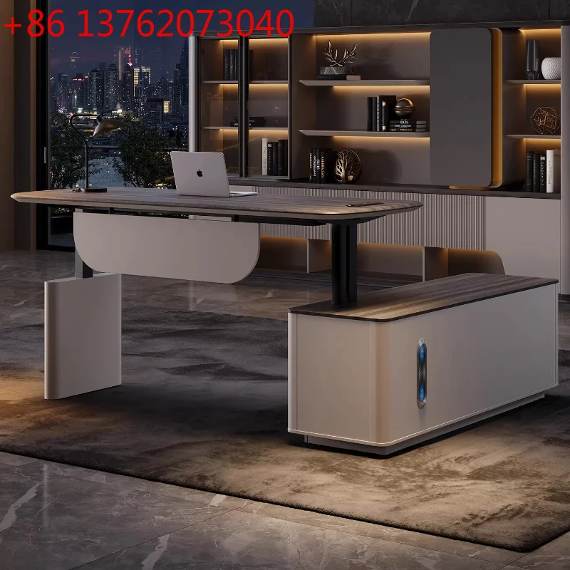 

Luxury Modern Electric Lifting Desk computer desk office Table pliante Writing Room desks tables study desks office furniture