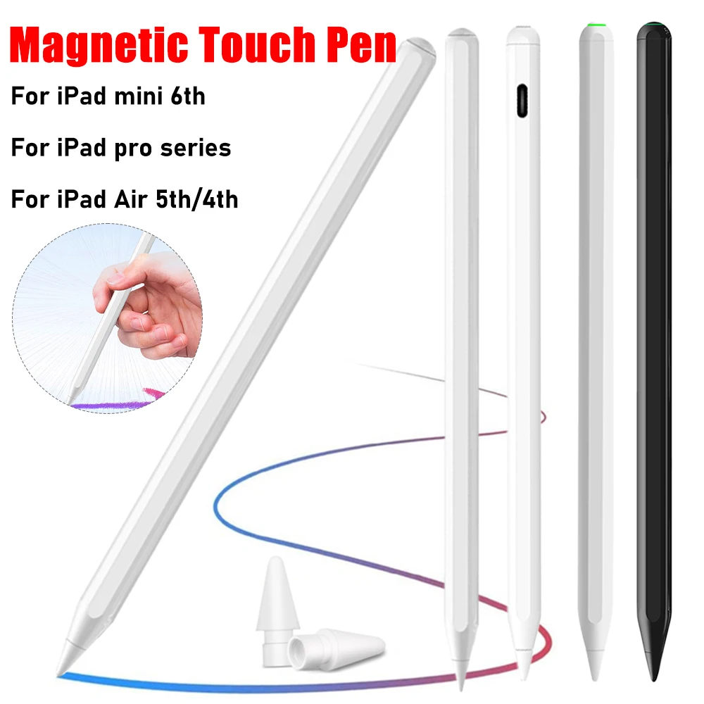 Tablet Touch Pen Voor Apple Potlood Stylus Pen voor iPad 2018-2024 Kantelgevoeligheid Capacitieve Touch Potlood voor iPad Mini 5/6e