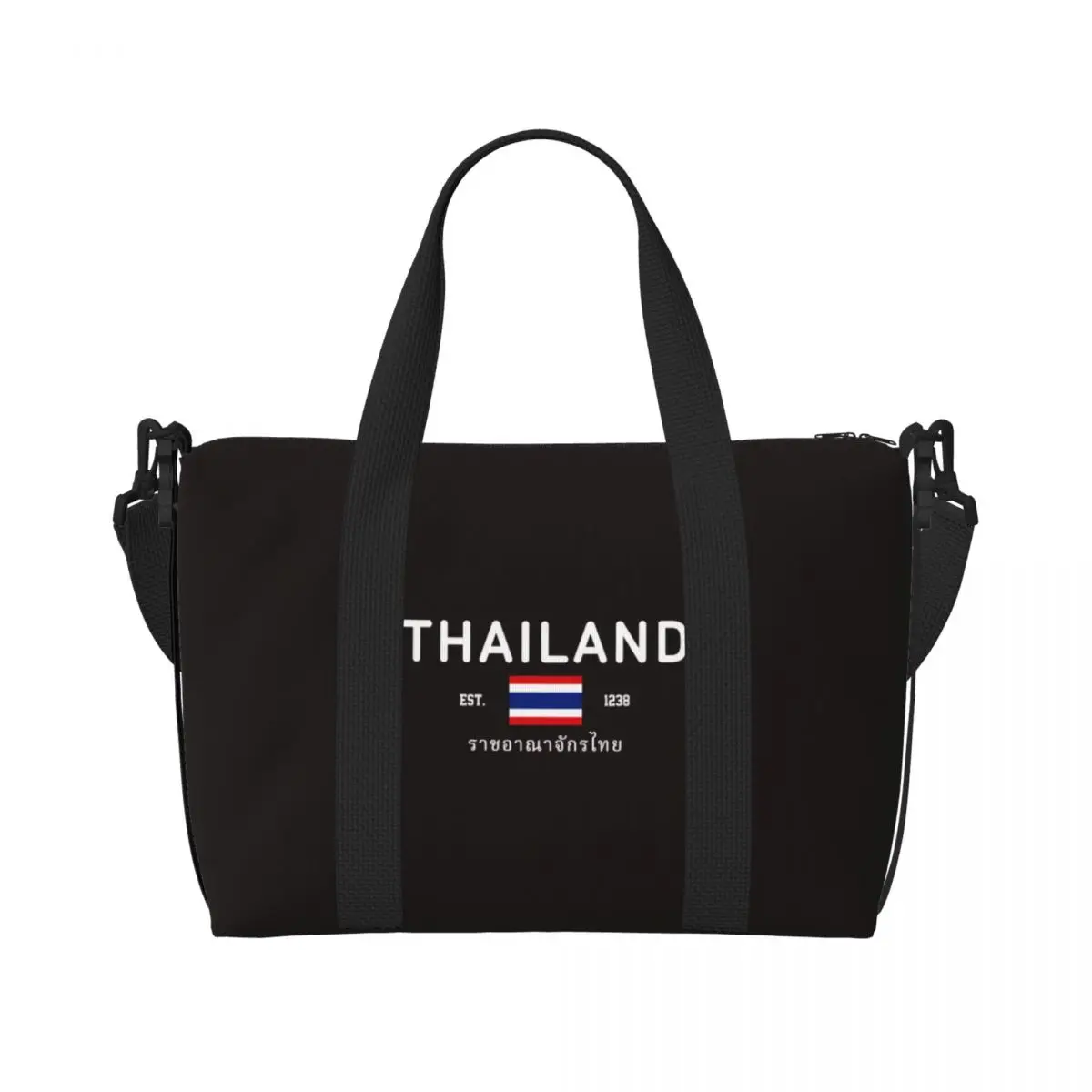 

Сумка для путешествий Thailand EST.1949 Krung Thep Maha Nakhon Capital, спортивная сумка для плавания, большая вместительная сумка для спортзала, мужская и женская сумка для фитнеса