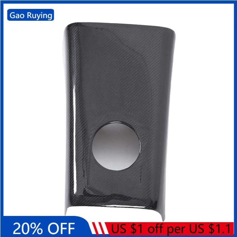 

Gao Ruying For Nissan GTR R35 2008-2016 Real Carbon Fiber Car Rear Drain Cup Panel Cover Decoration Interior Car Accessories