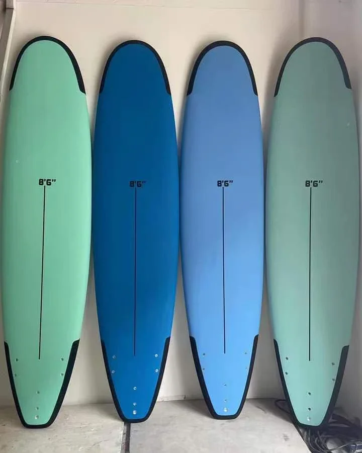 Prancha de surf de espuma IXPE de alta qualidade Longboards Super Soft Top com cabeça e cauda de pára-choque EVA para surf