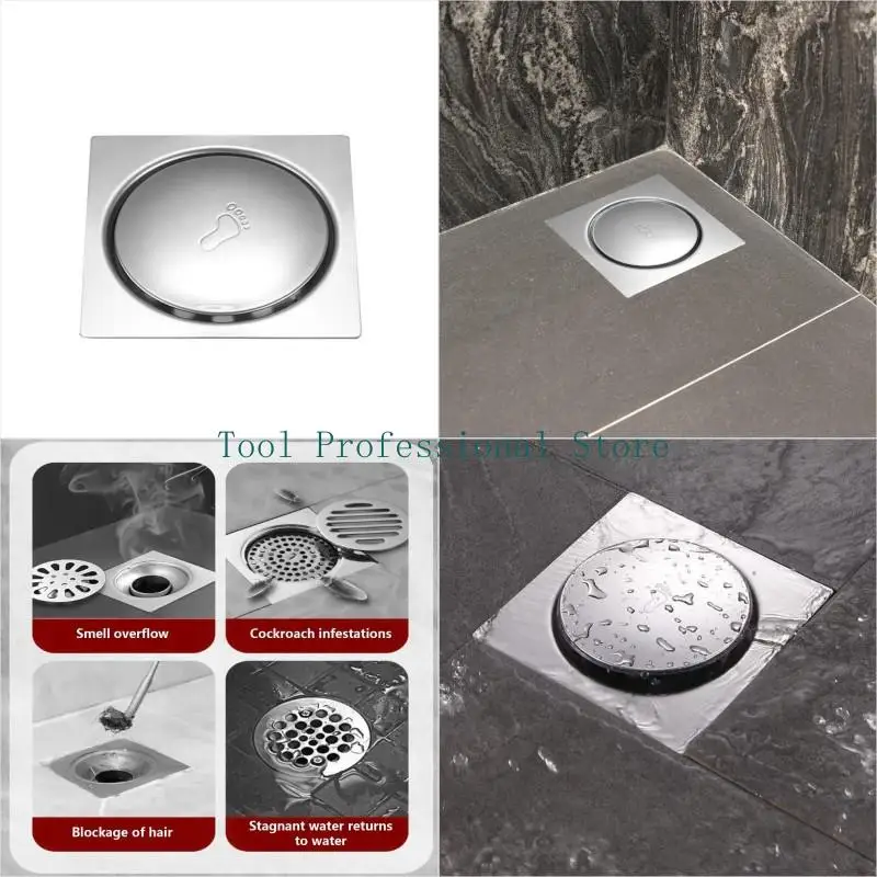 

57qf Foot Foot Strence Lough Leance Предотвращение дренажа для волос на пол.