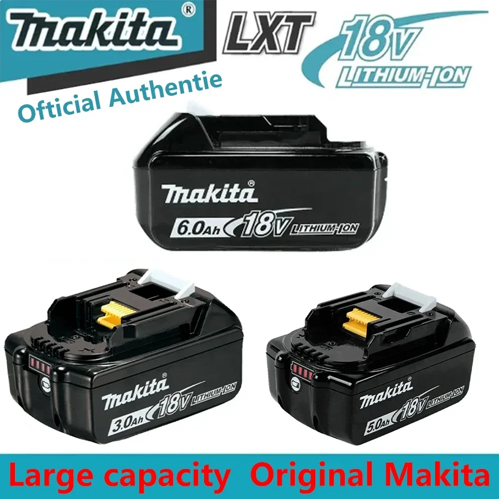 

100%Genuine 18V Makita 6Ah 5Ah 3Ah Battery For Makita Accessories BL1840 BL1830B BL1850B BL1850 BL1860 BL1815 Power Tool Battery