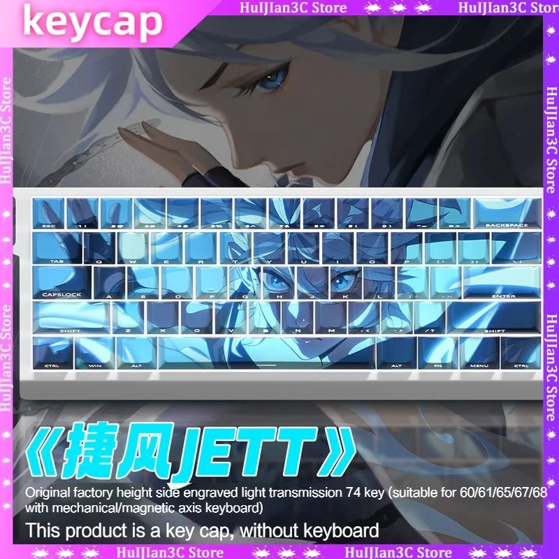 

JETT Theme Keycaps Mechanical Keyboard PBT Cherry profil PC Gaming Keyboard Accessorie Custom Collection Gift Keycaps