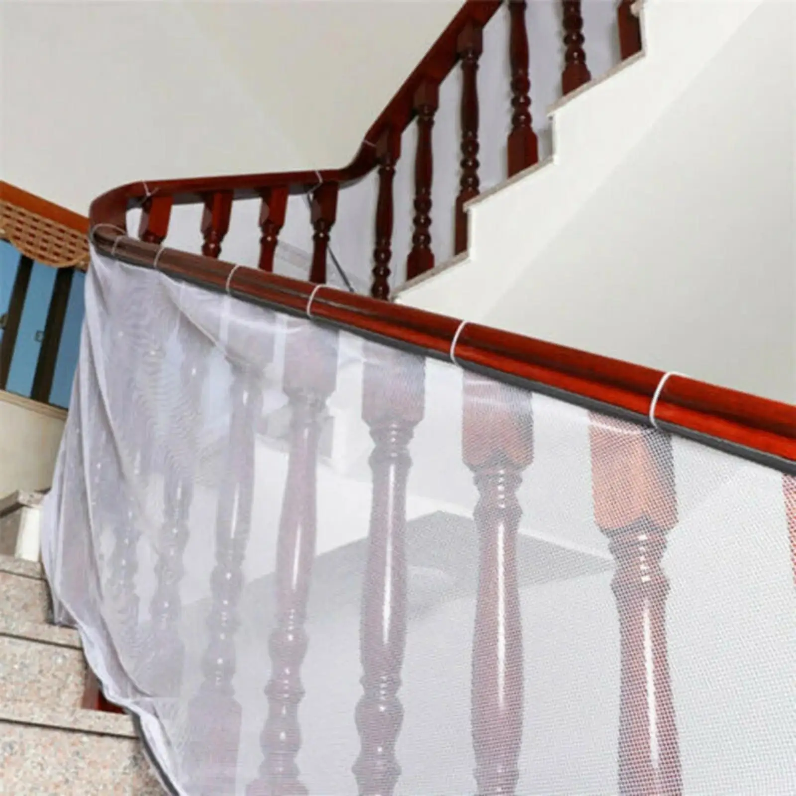 

Child Safety Mesh Netting for Rail Balcony Banister Stair for Toys Pets Fall
