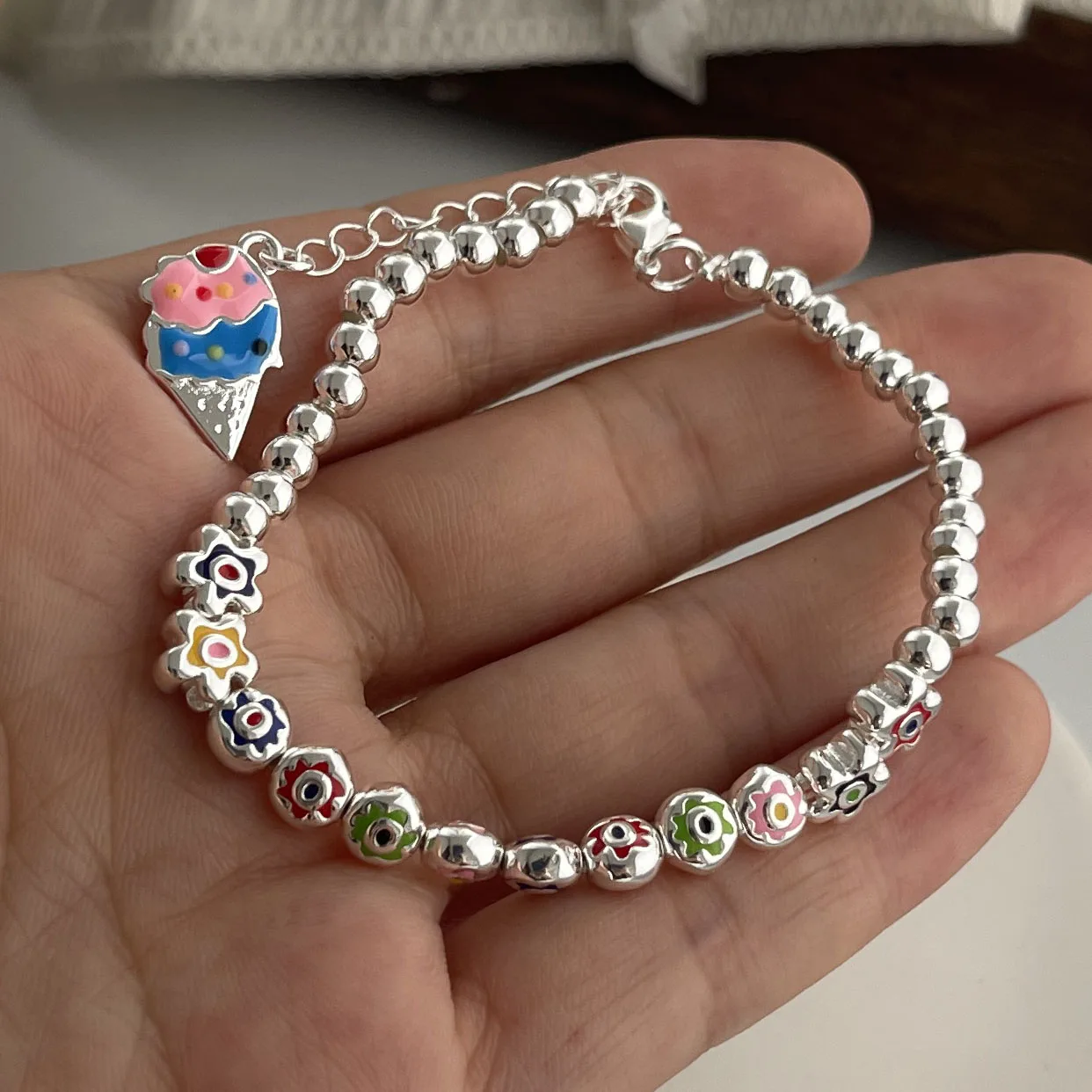 925 فضة أساور للنساء الرجال الملحقات الاتجاه خمر سلسلة ملونة قلادة مجوهرات الحفلات هدية