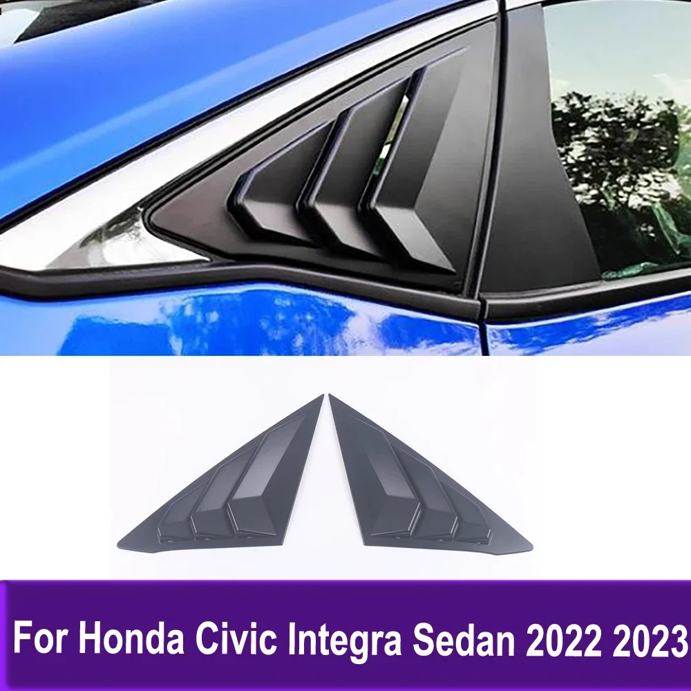 

Жалюзи заднего стекла, спойлер, накладка для Honda Civic Integra 11-го поколения, седан 2022 2023, внешние автомобильные аксессуары