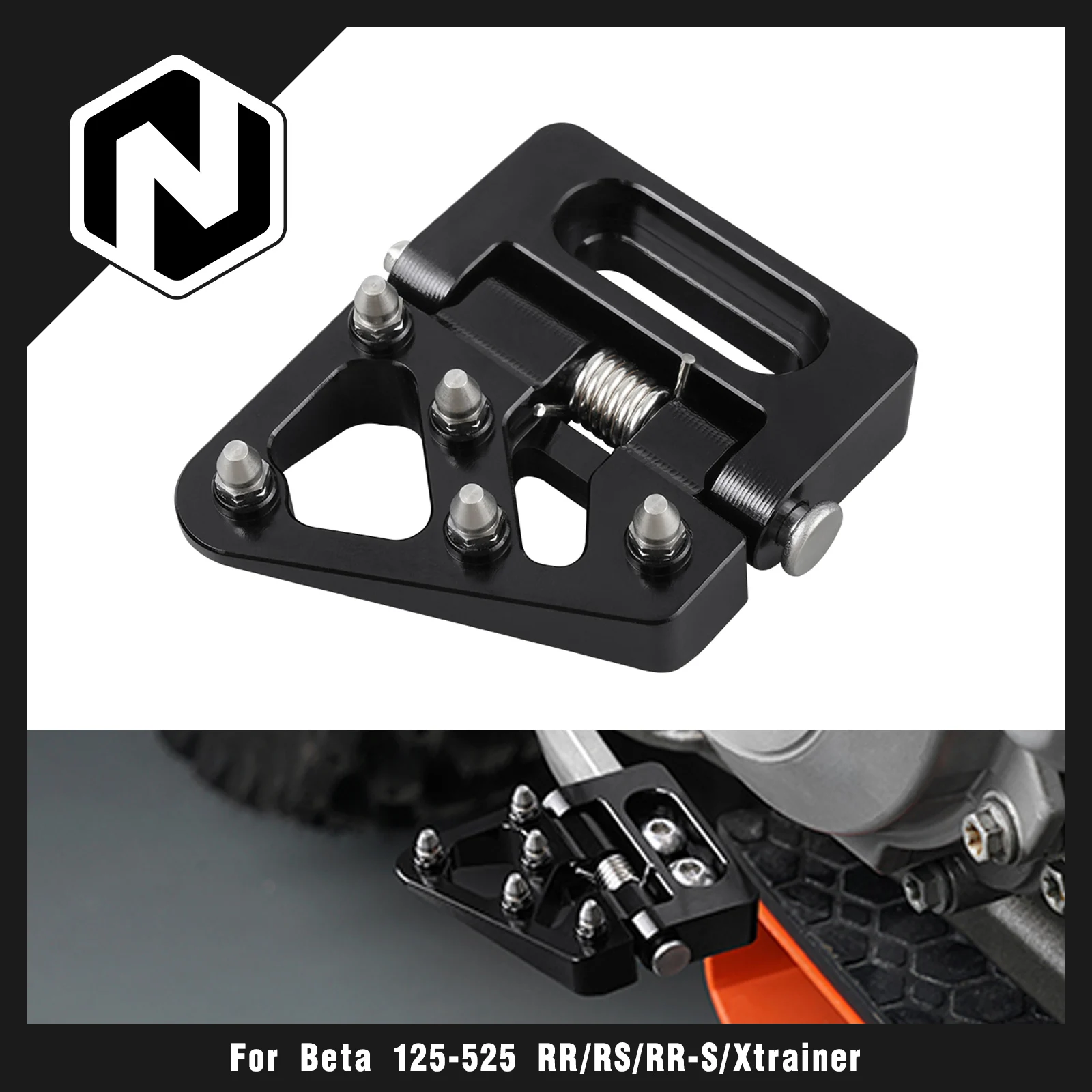

NICECNC For Husqvarna 701 ENDURO SUPERMOTO 2016-2023 TE 300 TE FE 250 350 450 501 2014-2016 Rear Folding Brake Pedal Tip Plate