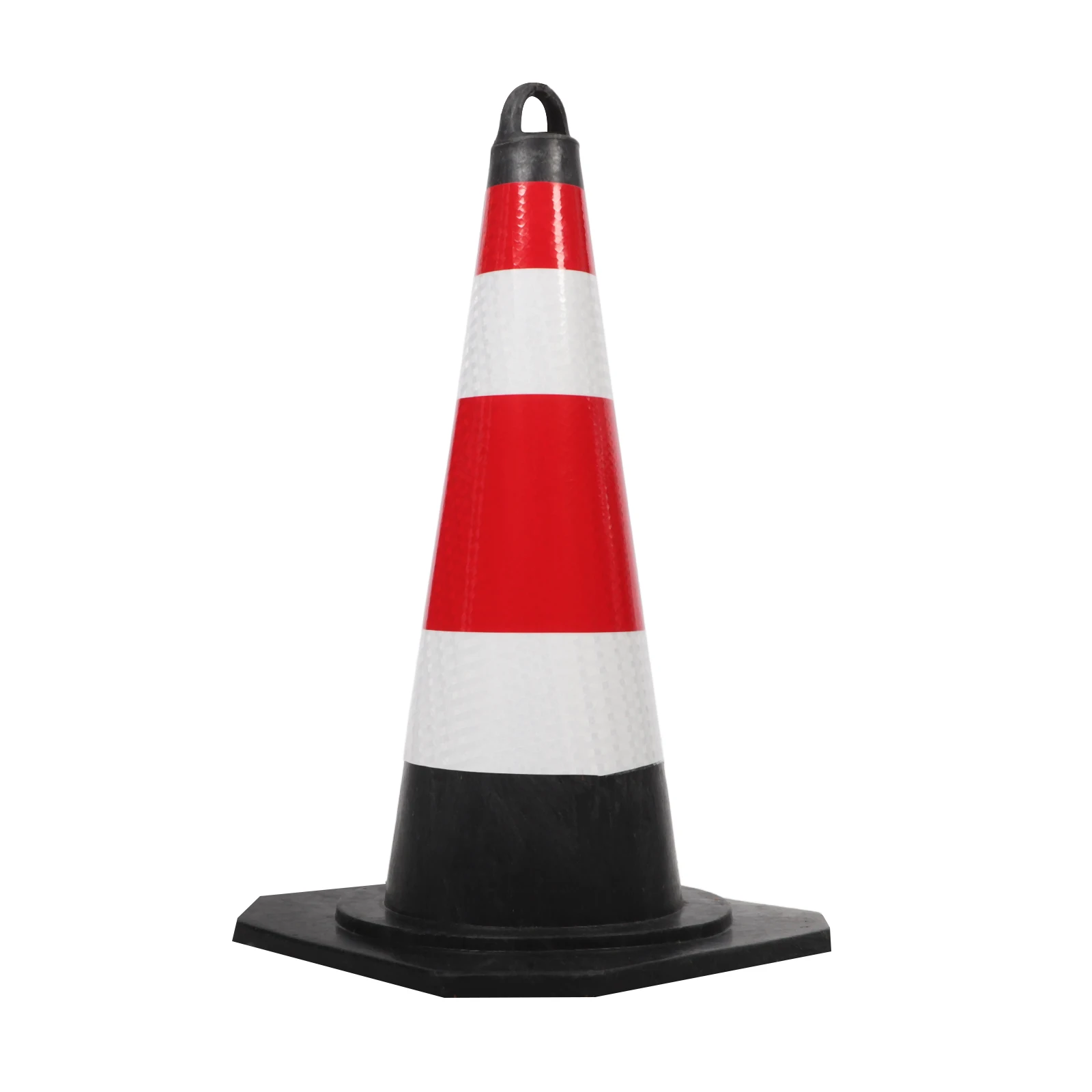 Reflective Traffic Cone Safety Sign Road Construction Outdoor Parking Lot Durable Sturdy Base Lightweight Easy Setup Driving