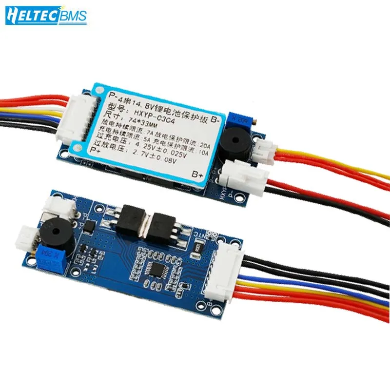 Heltec 3S 4S 7A 12V 16V płyta ochronna 3.7V 18650 bateria litowa z regulacją temperatury