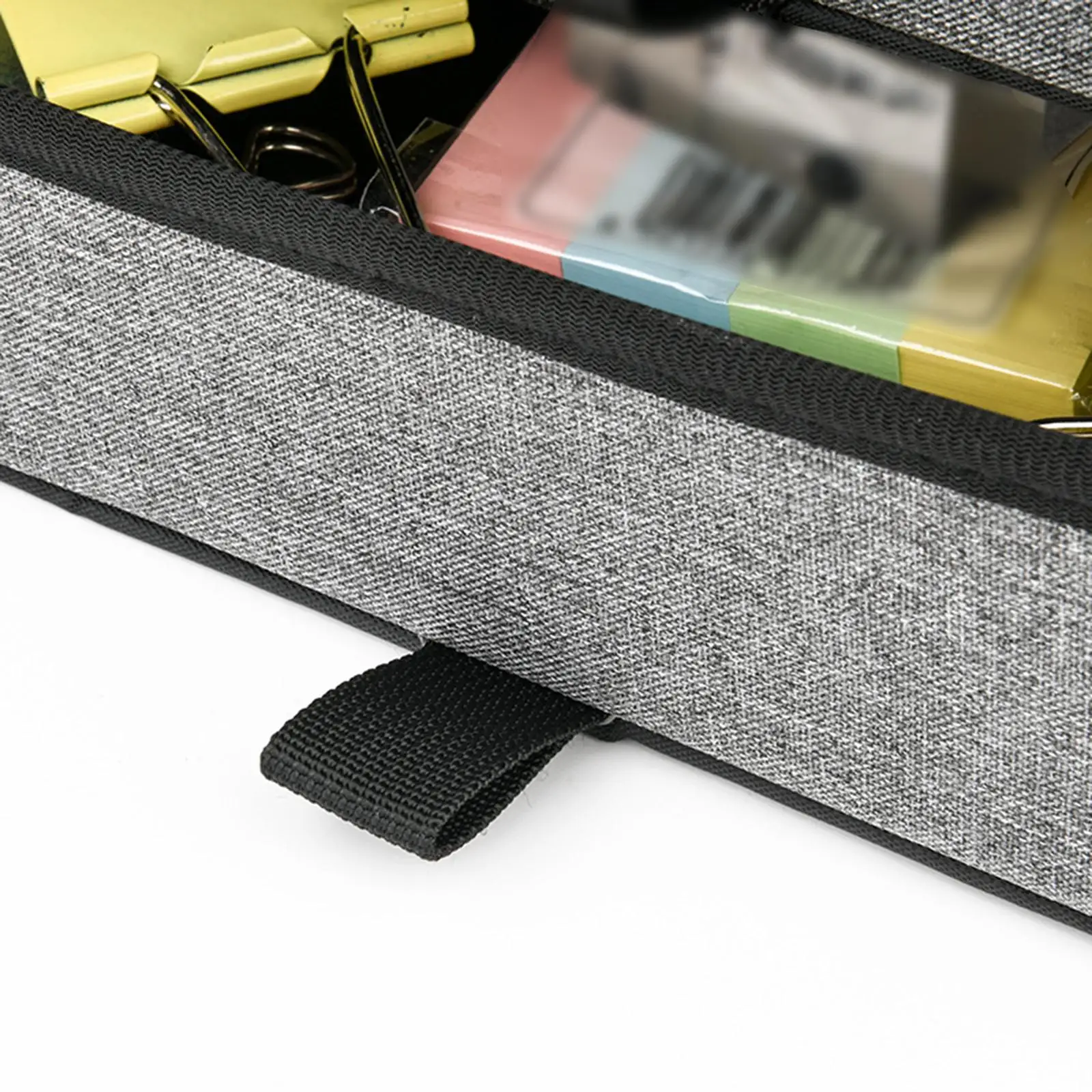 

Pencil Holder Tray Table Slide Out Storage Mounted Stationery Cloth Waterproof Organizer Office under Desk Storage Box