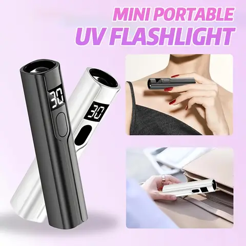 1PC Professional Nail UV LED Lamp Desk With Display Rechargeable Portable Mini Nail Dryer Stand UV Lamp for Nails Art Removable