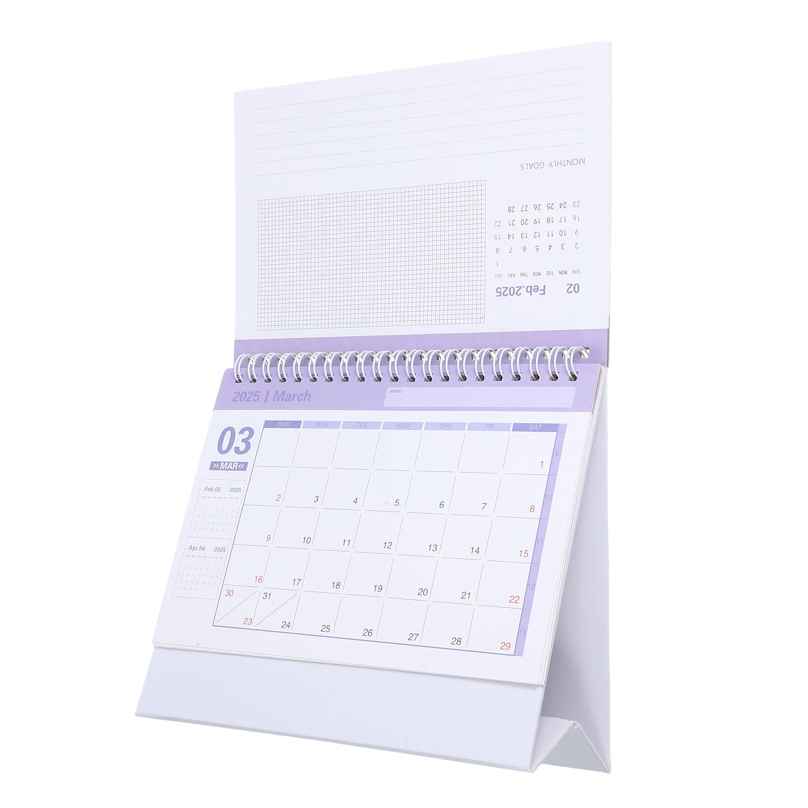 Calendario da tavolo decorativo 2025 Pianificatore mensile Accessori per organizer da tavolo da ufficio Calendario da tavolo 2025