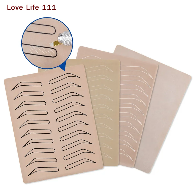 

Новый 1 шт. силиконовый тренировочный материал для татуажа бровей, перманентного макияжа, микроблейдинга, для начинающих