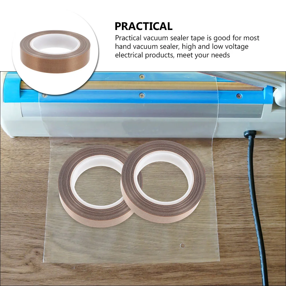 Graad Hoge Temperatuur Weerstand Lijm 10m Tape Doek Warmte-isolatie Afdichtingstape Vacuüm Sealer Machine Tape