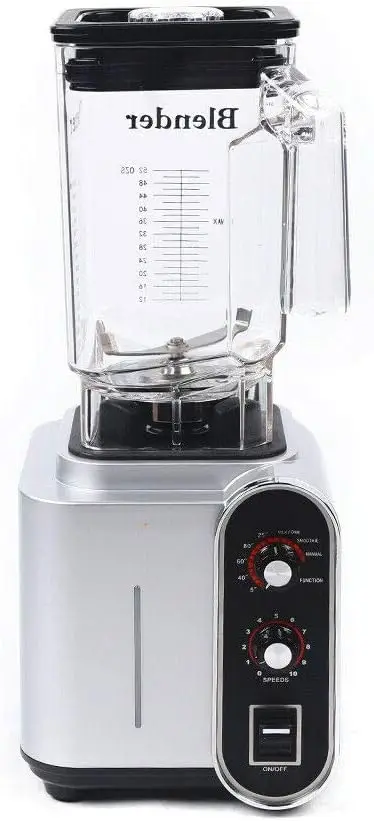 

Soundproof Blender,110V 2200W 1.5L Commercial Fruit Juice Smoothie Maker With Shield Quiet Sound Enclosure for Puree, Ice Crush,