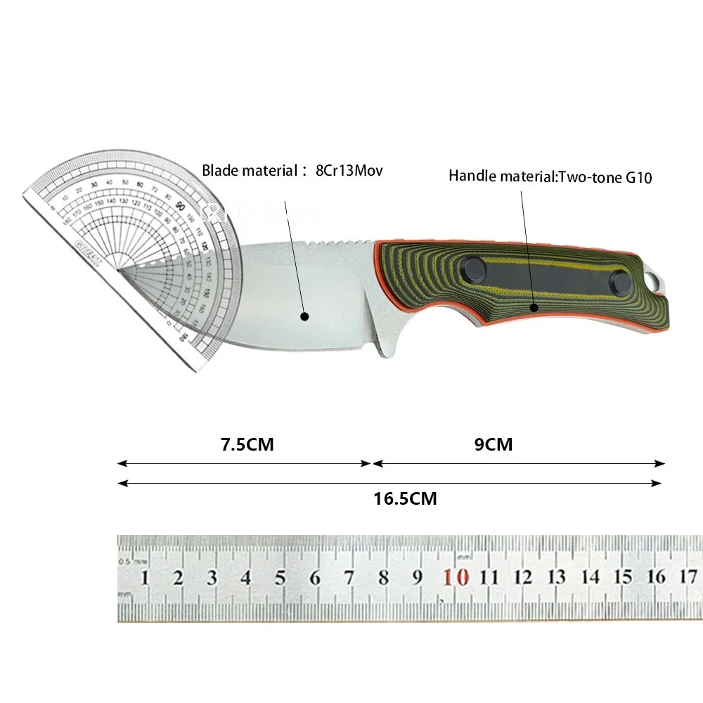 Jungle Adventure BM Hidden Canyon 15017 Multi-function Straight Blade with Sheath Camping Fishing Picnic Fruit Cutting EDC Tool Beach Trip Lakeside Camp Park Gathering Weekend Outing Backyard Cooking Vegetable Processing Backpack Carry DIY Craft