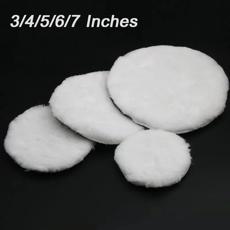 5 Sizes Car Wool Polishing Disc Car Beauty Waxing Buffing Cars Paint Care Polisher Sponge Pads Auto Washing Cleaning Accessories