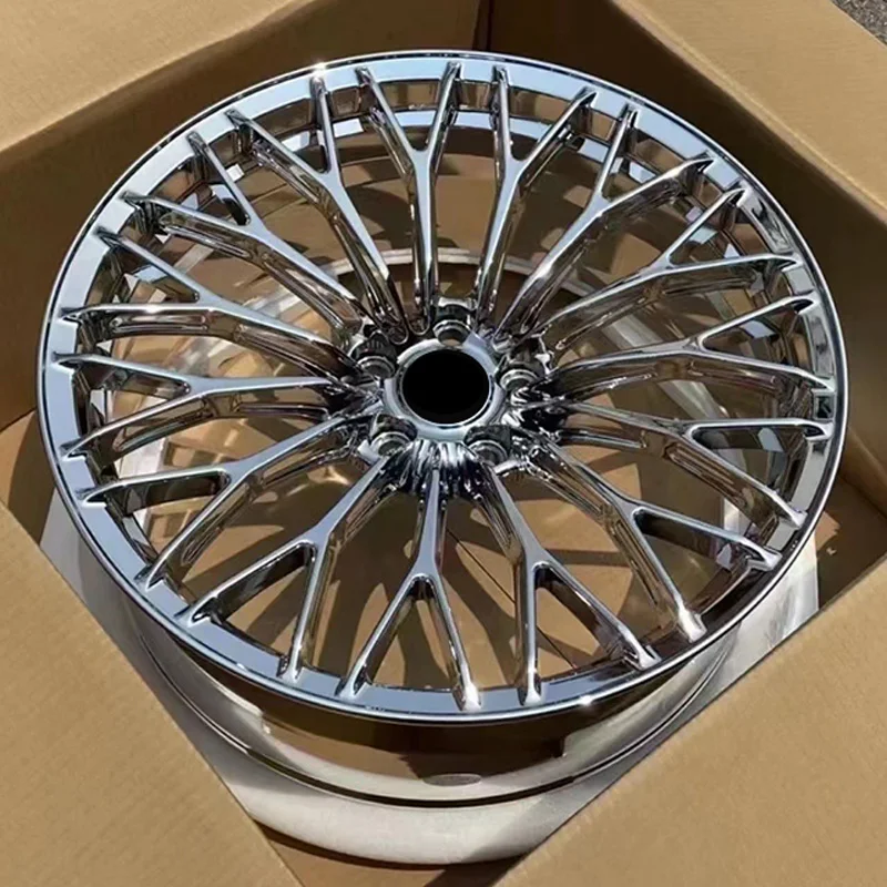 Personalizado 1 peça forjada 5x112 rodas côncavo profundo escovado bronze polido lábio 18 19 20 21 22 23 polegadas rodas forjadas