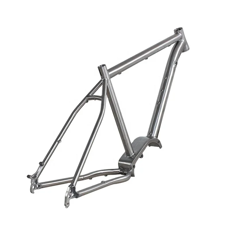 Titanium Suspension Bike Frame Bafang  Ultra E-Bike Frame m620