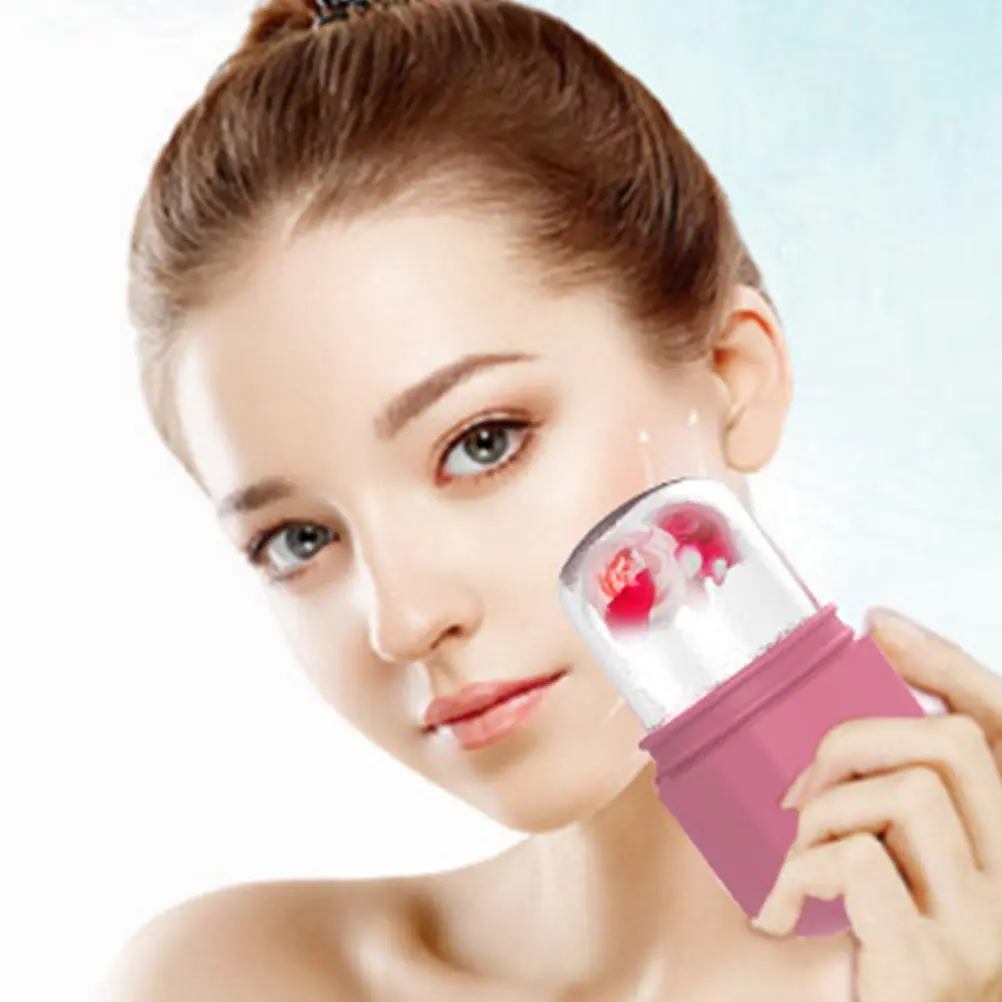 

Mini Unicorn Ice Grid Massage Cryo Gua Sha Facial Tool Face Roller Skin Care for Puck Miss