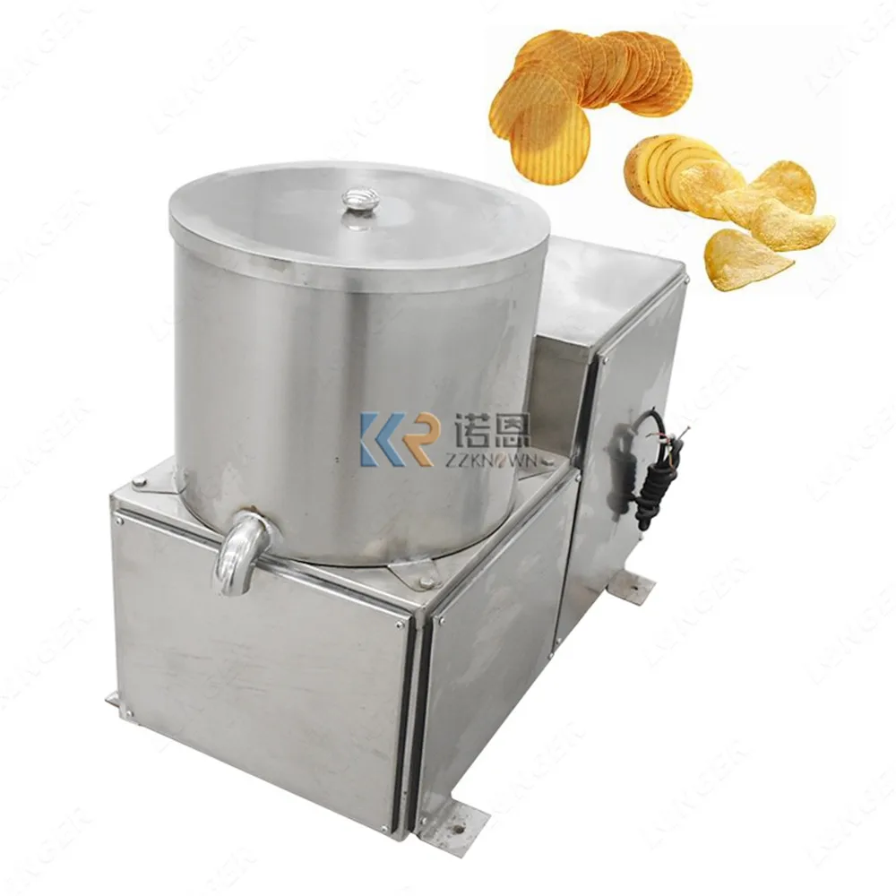 Food Processing Stainless Steel Oil Remove Machinery Deoiling Machine for Banana Chips and Potato Chips Snacks Deoiler Machine