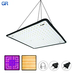 Lâmpada LED de Planta de Espectro Completo, Phytolamp para Plantas, Placa de Luzes para Vegetais e Flores, UV, 1000WSC, IR, Placa Quantum