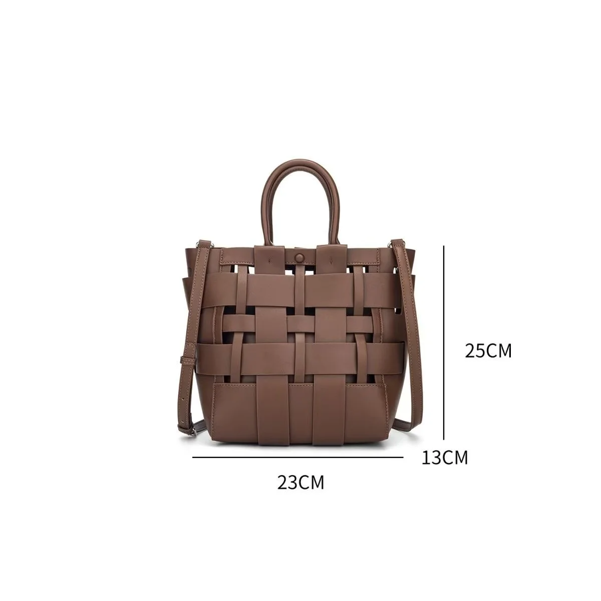 2025 Niche Design High-End Single-Shoulder Crossbody Handbag Large Capacity Commuter Bag Spring and Summer New Hollow-Out Bag