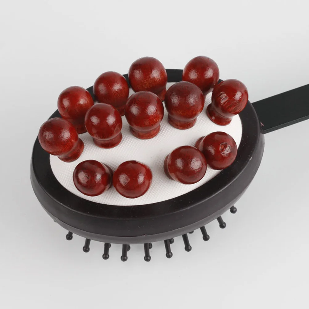 

Wooden Massage Hammer Double Ended Back Scratcher Multifunctional Body Massager for Muscle Relaxation Pain Relief