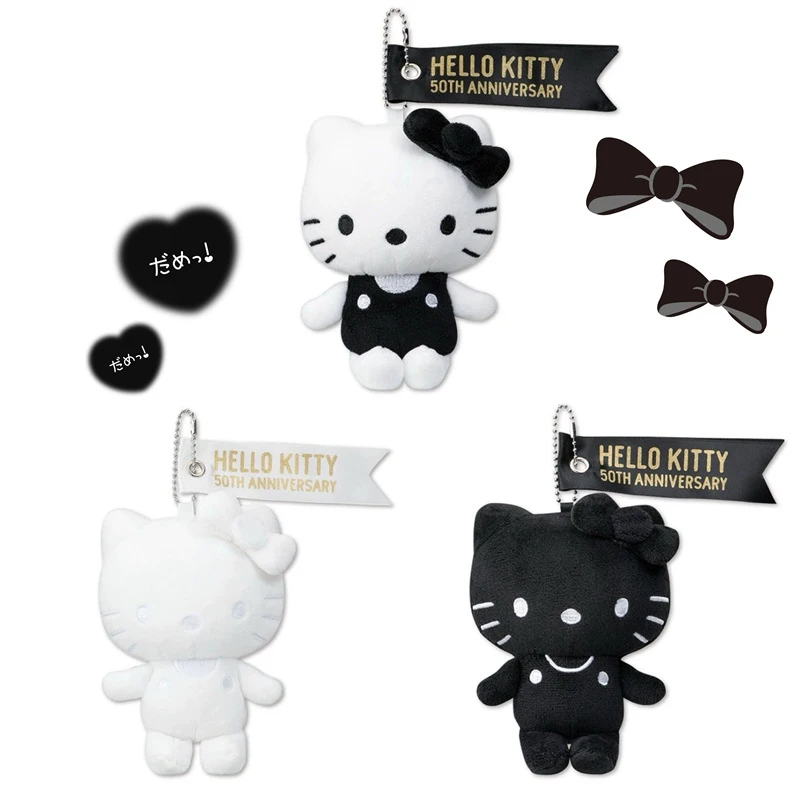Llavero con colgante de muñeco de peluche de dibujos animados de Hello Kitty, adornos, bolso para niñas Kawaii, colgante de alta calidad, regalo de vacaciones
