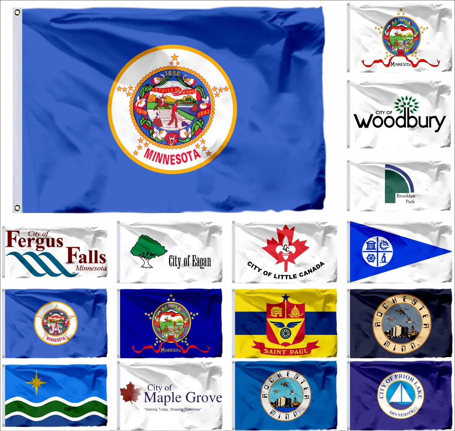 USA St. Paul Minnesota Flag 90x150cm Eagan 3x5ft US Guanica American Rochester United States Flags and North Star Banners