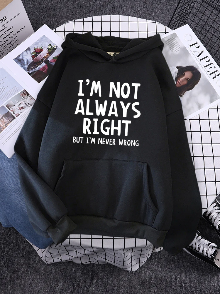 Women's Hoodie Cool Interesting Letters Printed Tops Female Fashion Oversized Hoodies Woman Round Neck Casual Hoodies clothes