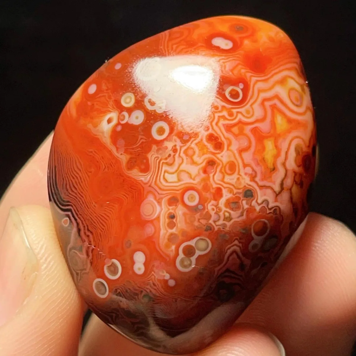 Large Natural Banded Agate Smooth Texture, Polished Tumbled, Natural Beauty, Rock Collection, Crystal Collection, Table Display