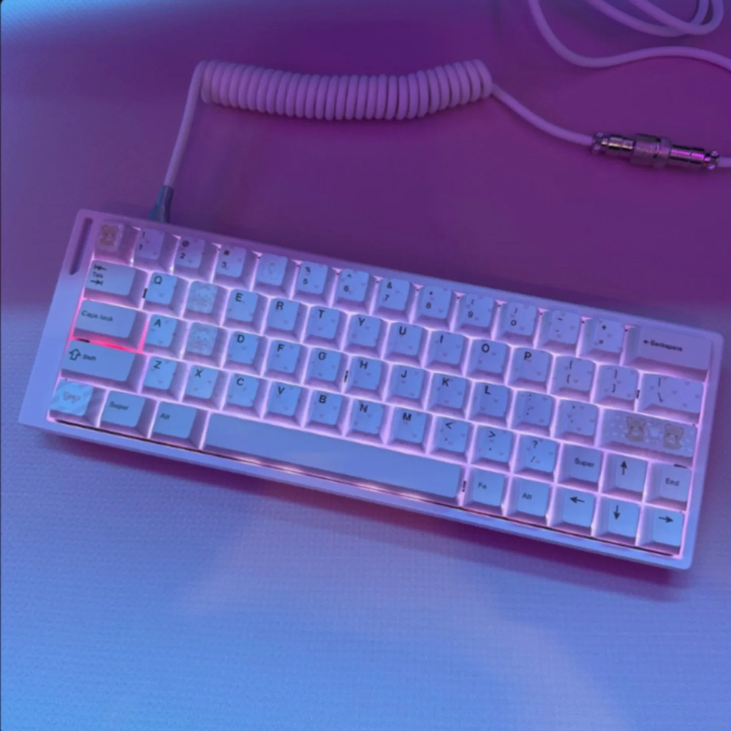 AIM60 Custom Aluminum Case Compatible with Wooting 60HE Plus HEV2 GH60 Universal Hall Effect Magnetic Keyboard Rakka V2